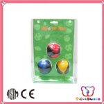4 panels juggling ball packing with plastic tube